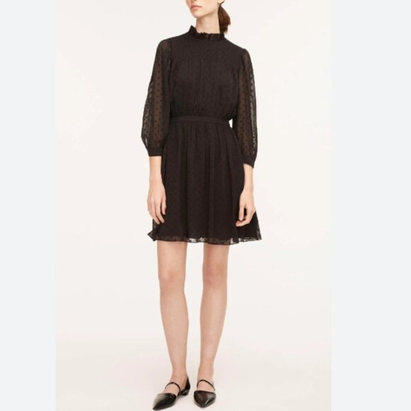 NWT Rebecca Taylor Clip-Dot Shirt Dress SPRING SUMMER VACATION - Picture 1 of 7